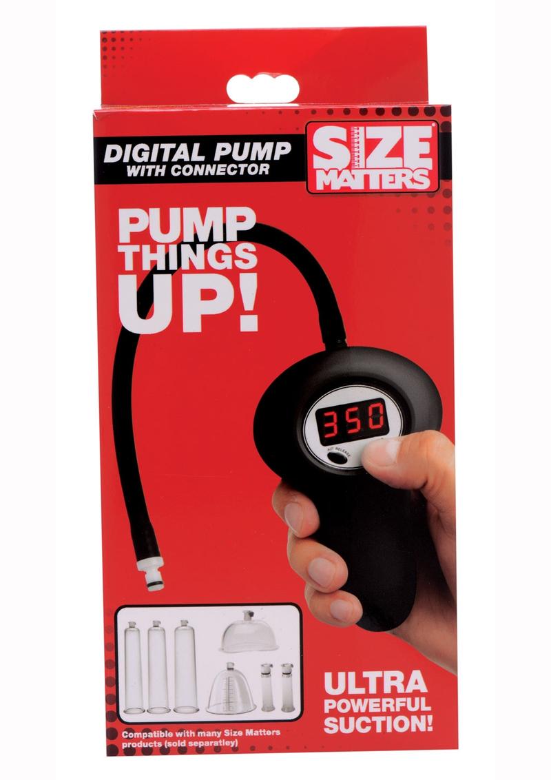 Size Matters Digital Pump with Connector Ultra Powerful Suction