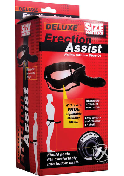 Deluxe Erection Assist Hollow Silicone Strap