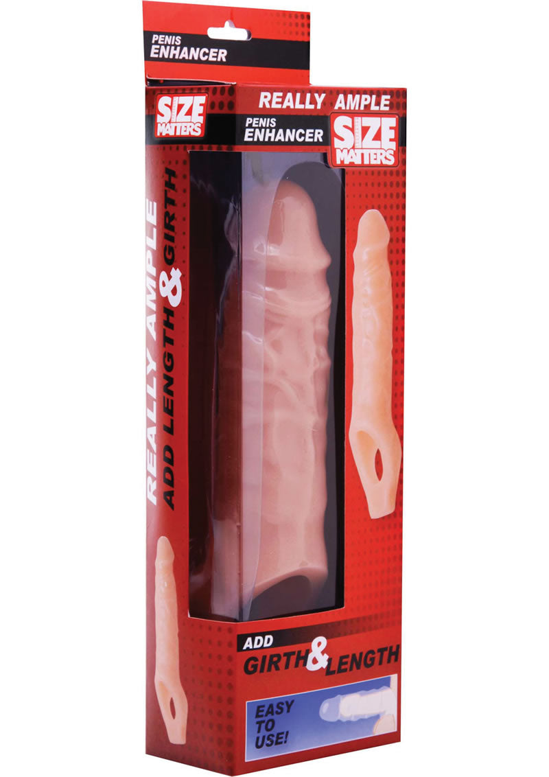 Size Matters Really Ample Penis Enhancer Add Length and Girth