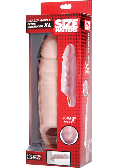 Size Matters Really Ample XL Penis Enhancer Adds Girth And Length