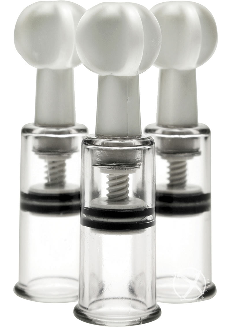 Size Matters MAXtwist Clit And Nipple Tripple Sucker Set 3 Piece