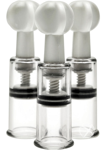 Size Matters MAXtwist Clit And Nipple Tripple Sucker Set 3 Piece