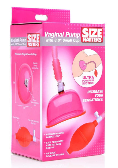 Size Matters Vaginal Pump with 3.8in Small Cup