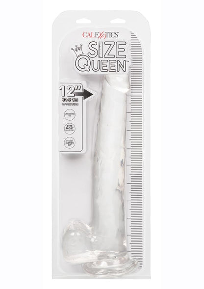 Size Queen 12" Dildo with Balls by CalExotics