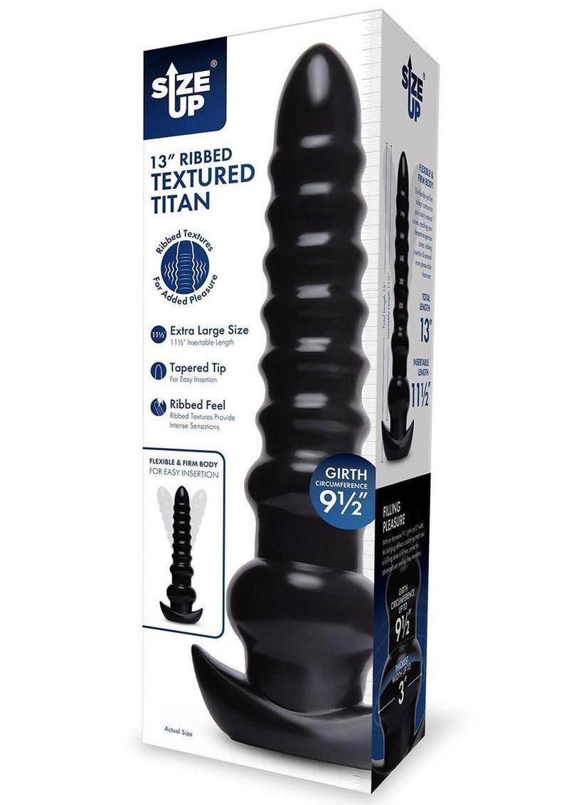 Size Up Ribbed Textured Titan Plug