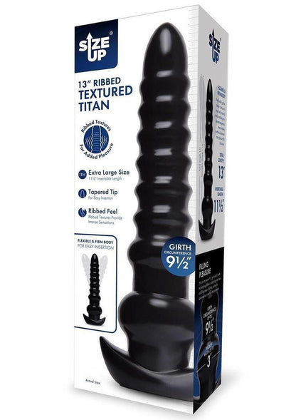 Size Up Ribbed Textured Titan Plug