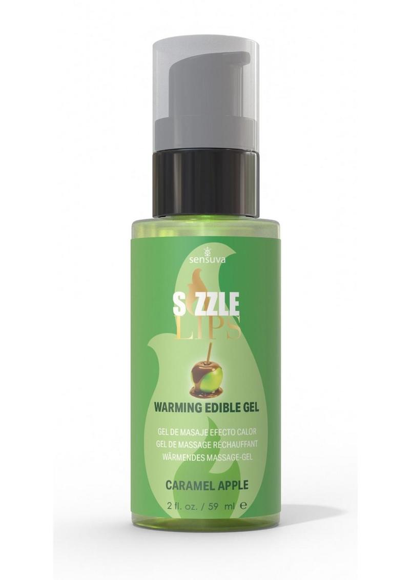 Sensuva Sizzle Lips Warming Edible Gel Caramel Apple