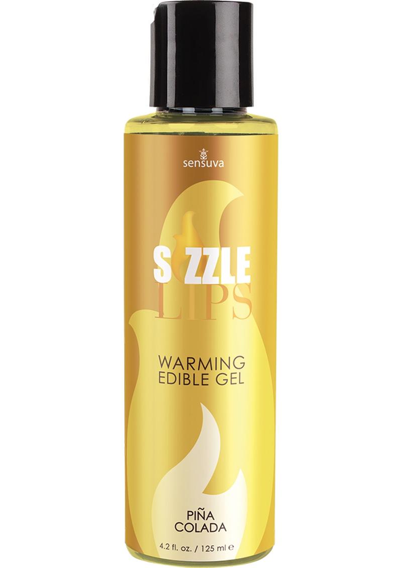 Sensuva Sizzle Lips Piña Colada Warming Edible Gel