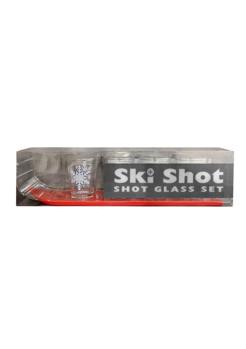 Ski Shot Glass Set Fun Winter-Themed Shot Glasses for Parties