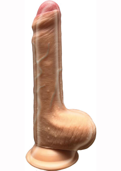 Nature Boy 6.5 Inch Silicone Dildo Skintastic Feel with Textured Balls
