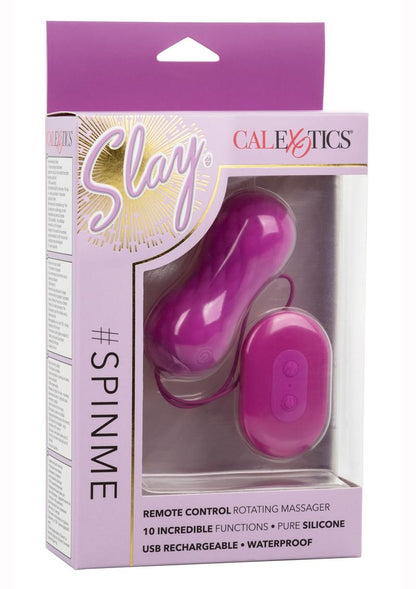 Slay SpinMe Remote Control Rotating Silicone Remote Control Vibrator