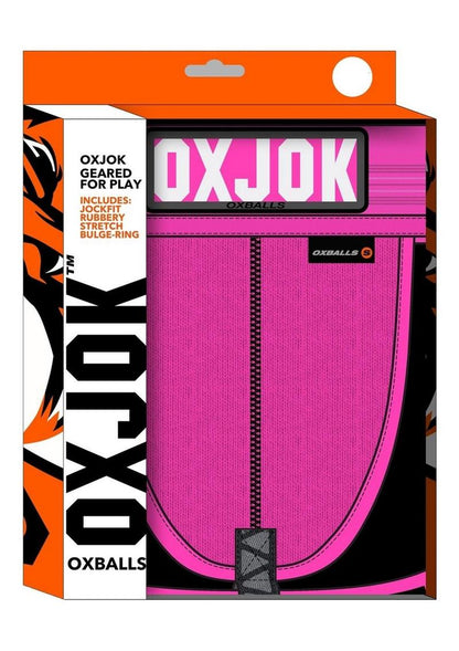 OXJOK Geared for Play Pink Jockfit Rubber Bulge