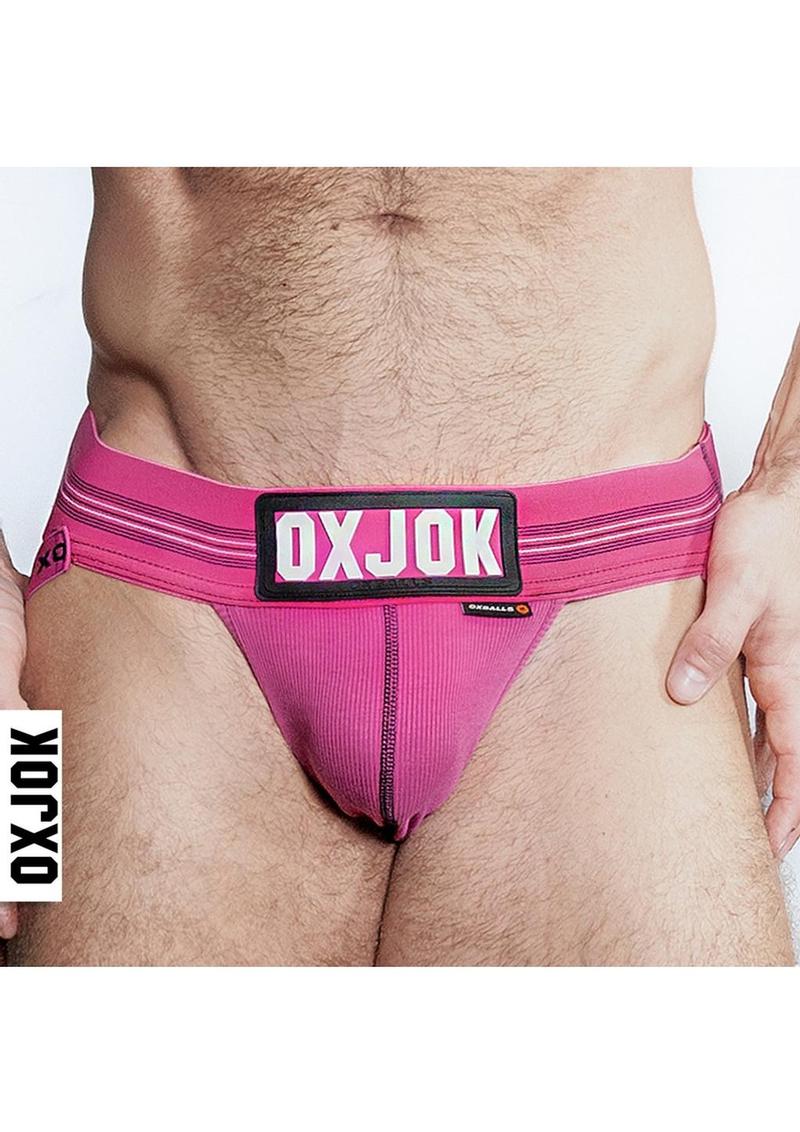 OXJOK Geared for Play Pink Jockfit Rubber Bulge