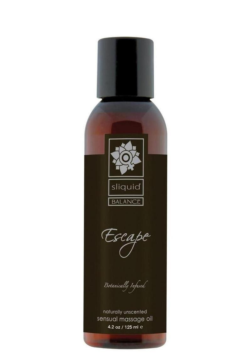 Sliquid Balance Escape Sensual Massage Oil Naturally Unscented