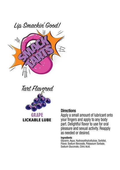 Smack Tarts Lickable Lube 2oz - Sour