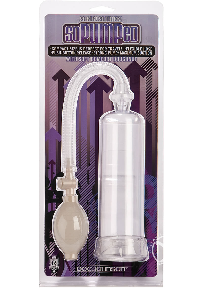 Doc Johnson SoPumped Penis Pump with Flexible Hose