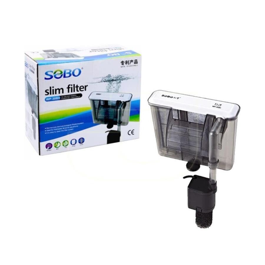 Sobo Mini Hang-On Back Aquarium Filter 580 L/H 5.8W