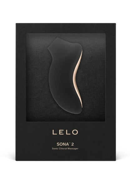 LELO SONA Sonic Clitoral Massager Midnight Black