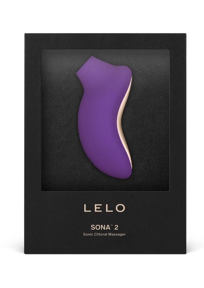 LELO SONA Sonic Clitoral Massager Midnight Black