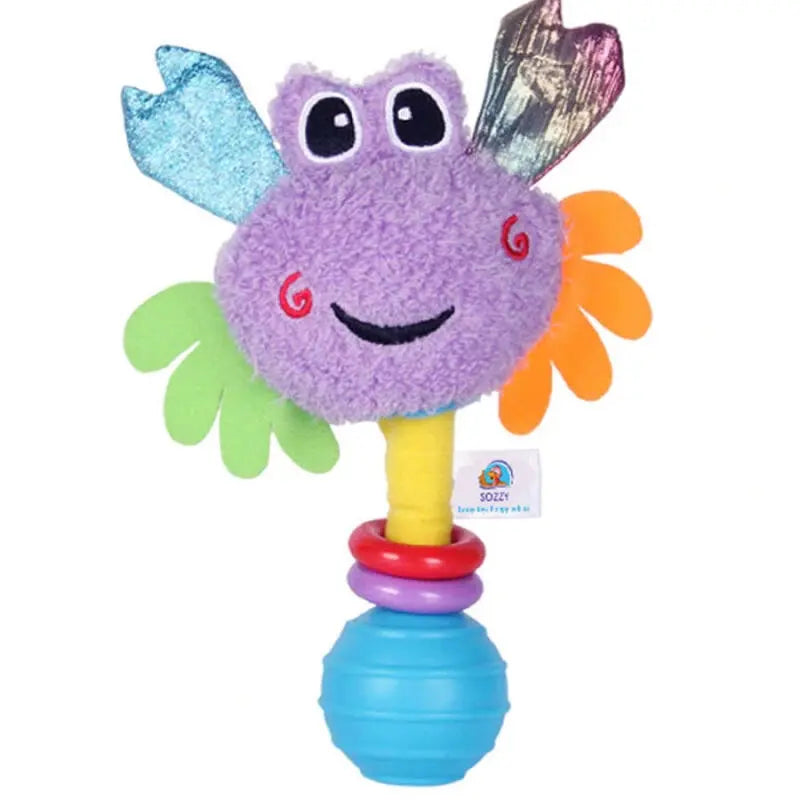 Sozzy Toys Rattling Colorful Crab Soft Baby Toy