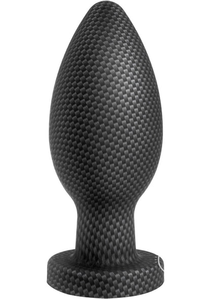 Spark Silicone Butt Plug Medium Carbon Fiber