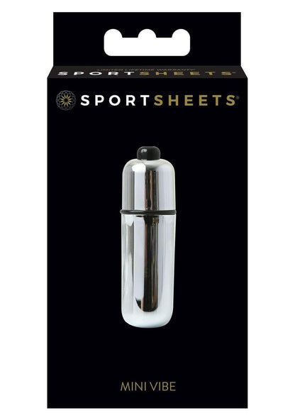 Sport Sheets Mini Vibe Silver Peanut Bullet Vibrator