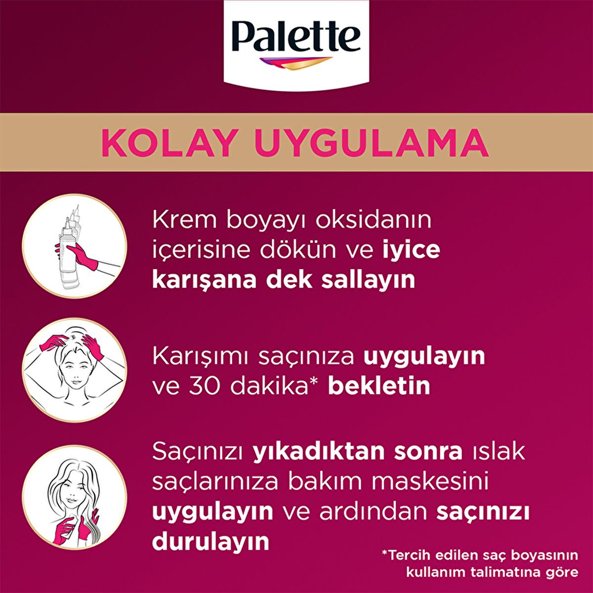 Palette Deluxe Chocolate Brown Hair Dye: Long Lasting, Rich Color &amp; Shine - Permanent Hair Color 3-65 ‚ikolata Kahve