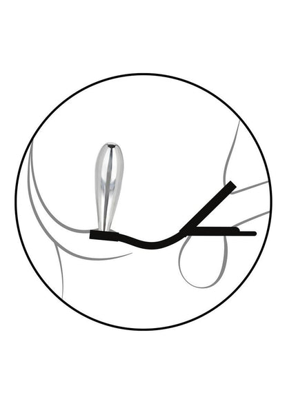 Strict Leather Speed Snap Cock Ring Sleek Black Snap Fit