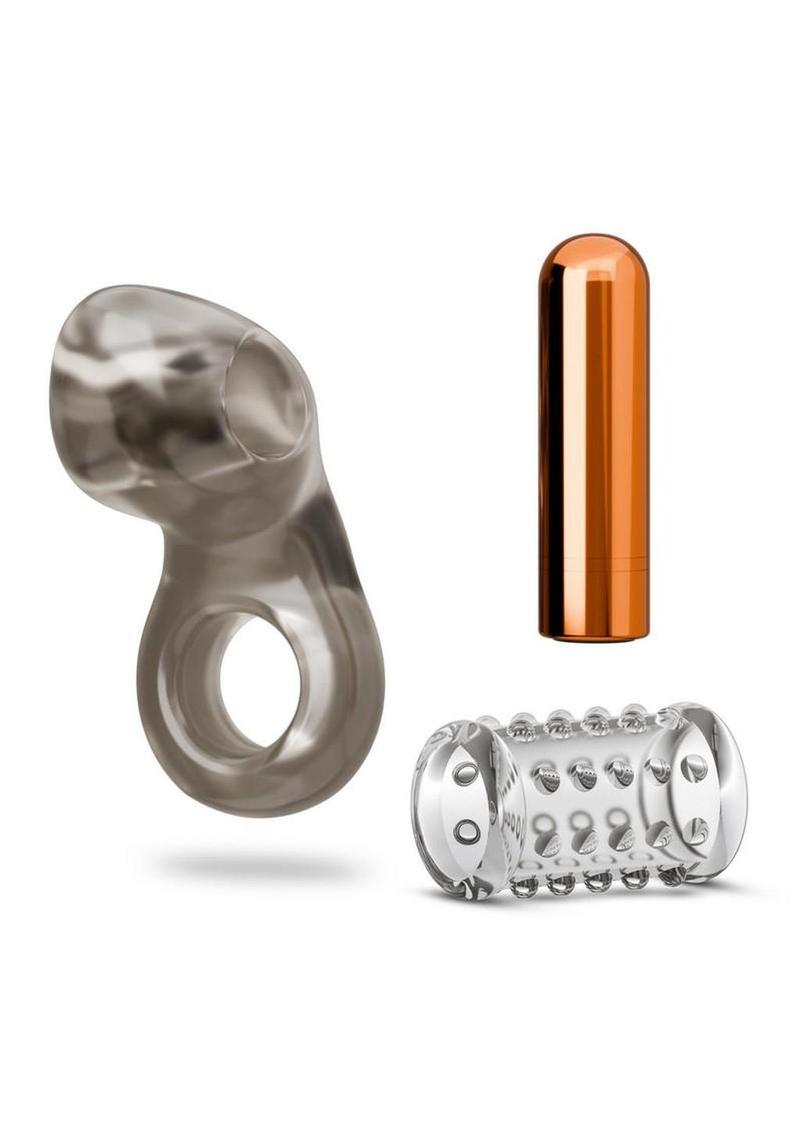 Stay Hard Vibrating Cock Ring Set