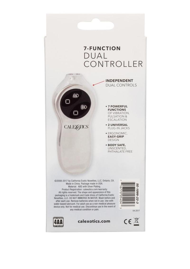 Calexotics Sterling Collection Dual Controller with Remote Control Vibrators