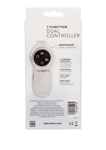 Calexotics Sterling Collection Dual Controller with Remote Control Vibrators