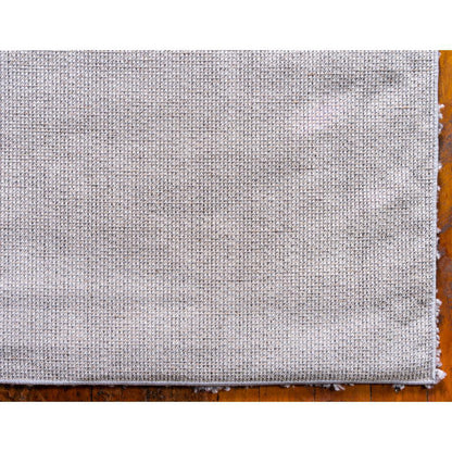 Unique Loom Davos Shag Sterling 4 ft. x 4 ft. Round Area Rug
