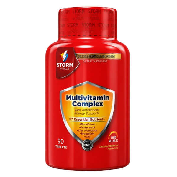 Storm Vitals Multivitamin Complex for Daily Wellness 90 Tablets
