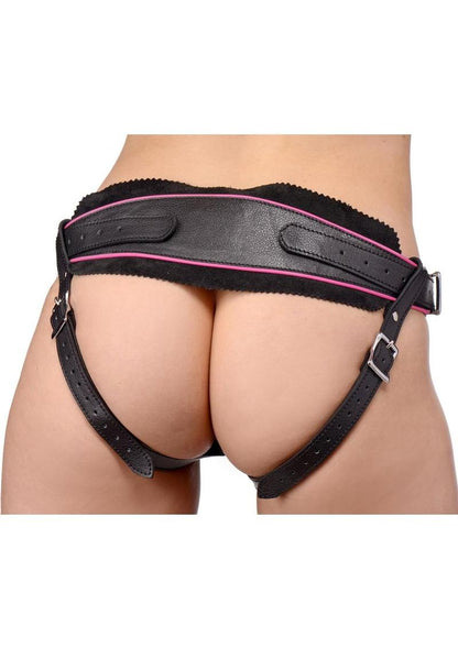 Strap U Flamingo Low Rise Strap-On Adjustable Leather Harness