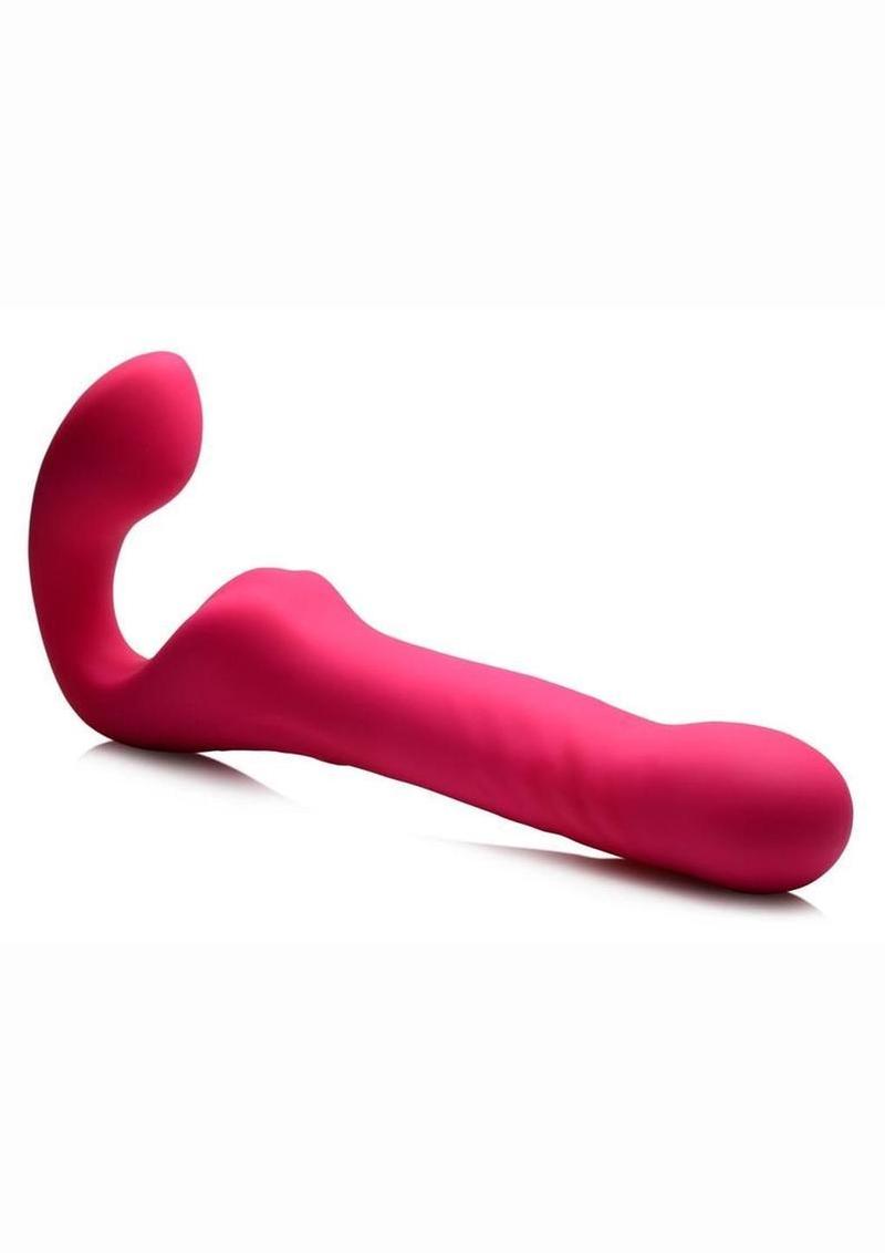 Strap U Mighty Thrust Thrusting &amp; Vibrating Strapless Strap-On with Remote Control