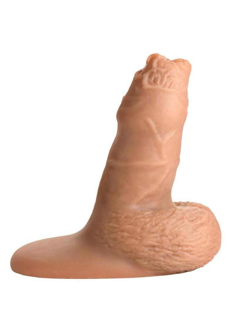 Strap U Uncut Packer Silicone Dildo