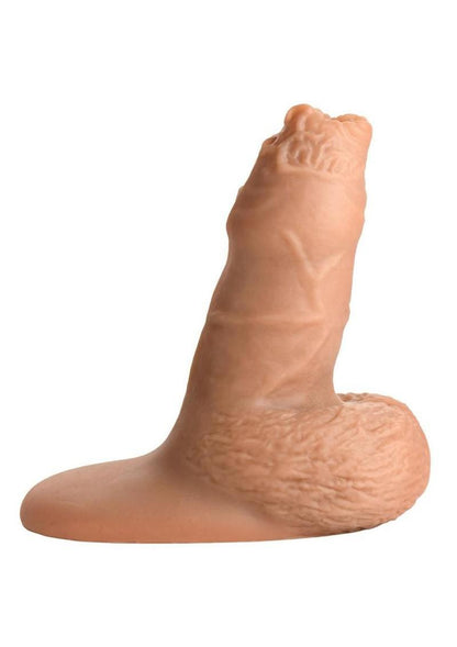 Strap U Uncut Packer Silicone Dildo