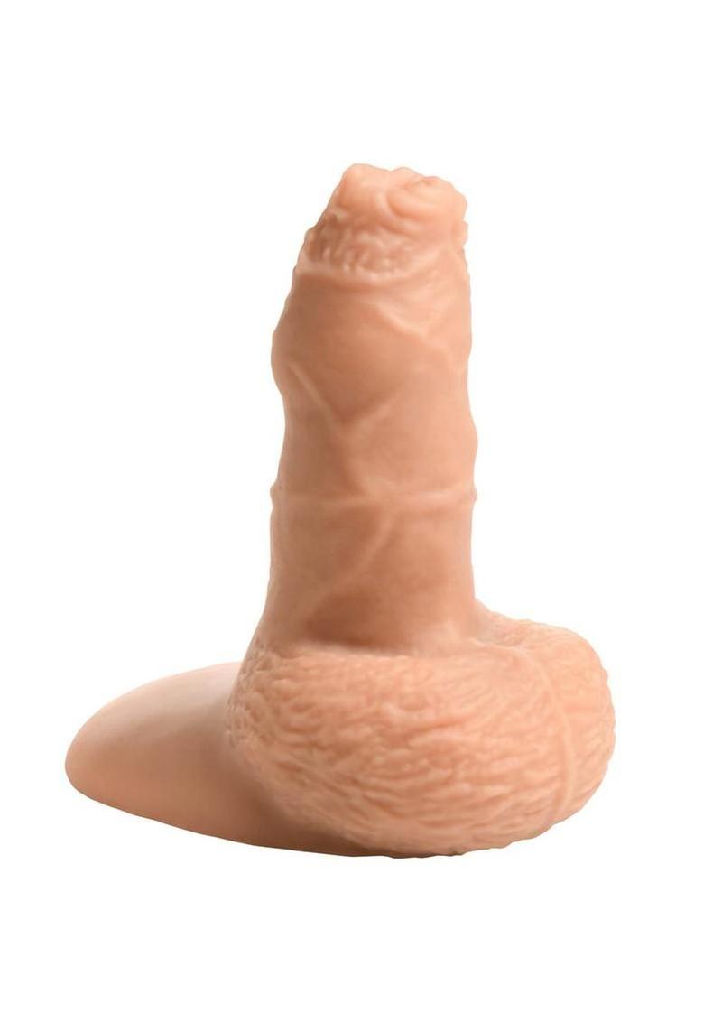 Strap U Uncut Packer Silicone Dildo