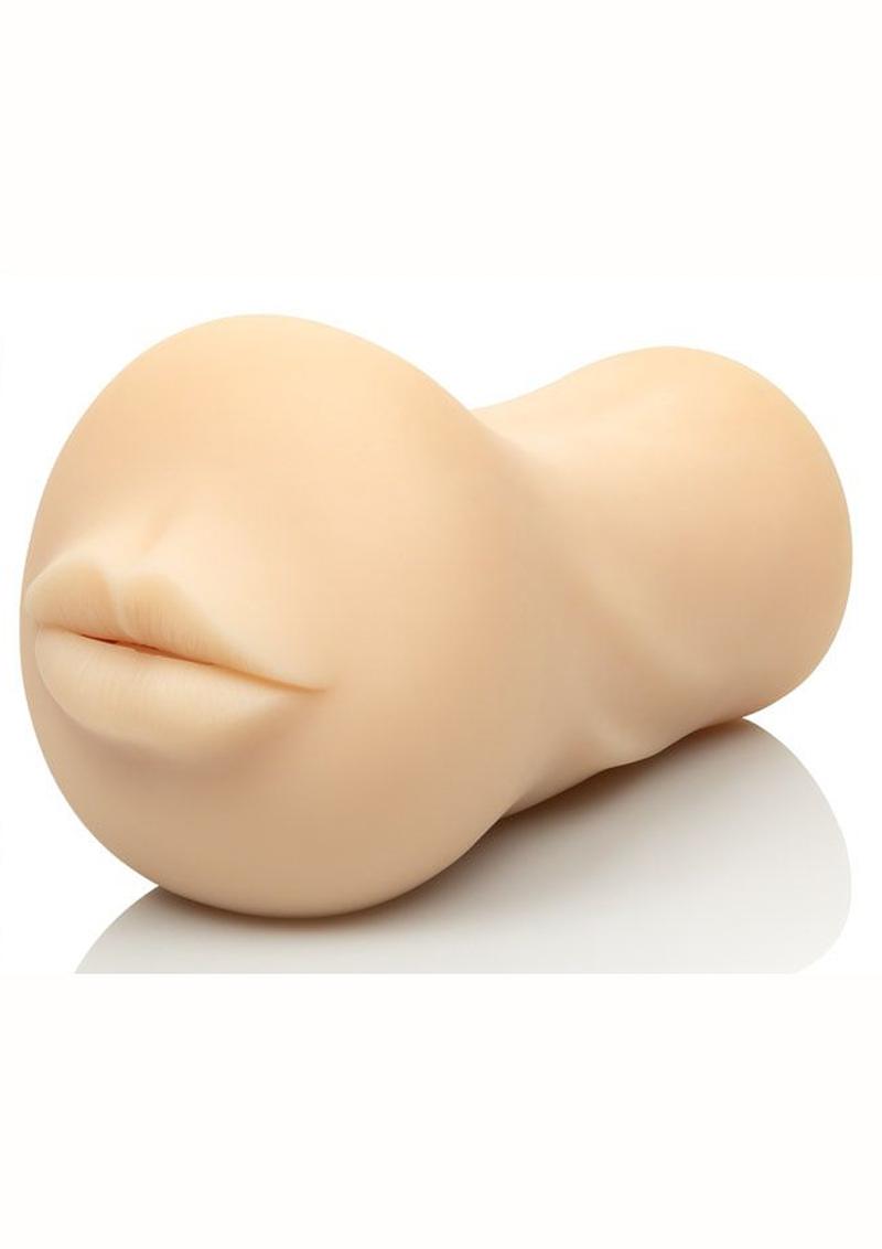 CalExotics Stroke It Realistic Mouth Stroker For Authentic Pleasure