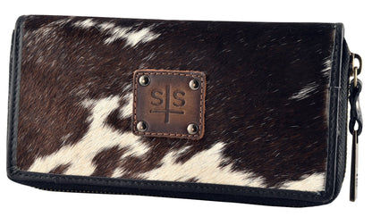 STS Cowhide Bi-Fold Zip Wallet
