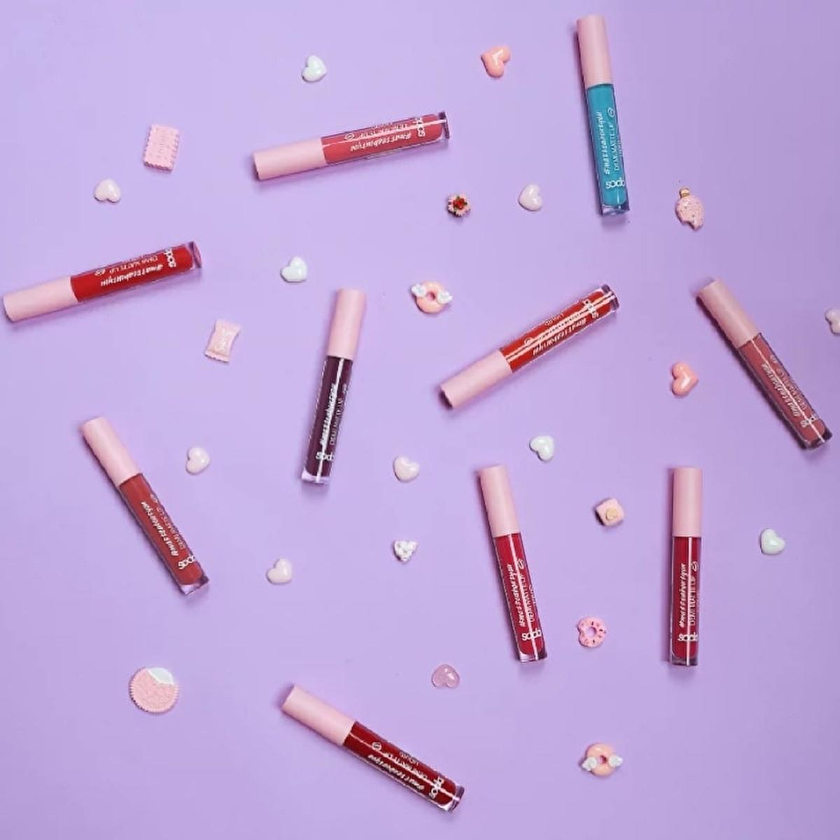 Soda Liquid Lipstick - Demi Matte Finish, Long Lasting &amp; Highly Pigmented - 013 Almond Syrup