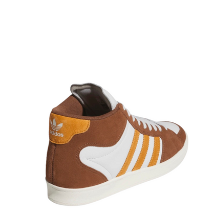 Adidas Skateboarding Superskate Skate Shoe - Brown/Orange/White