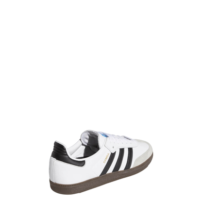 Adidas Skateboarding Samba ADV Skate Shoe - White/Black/Gum