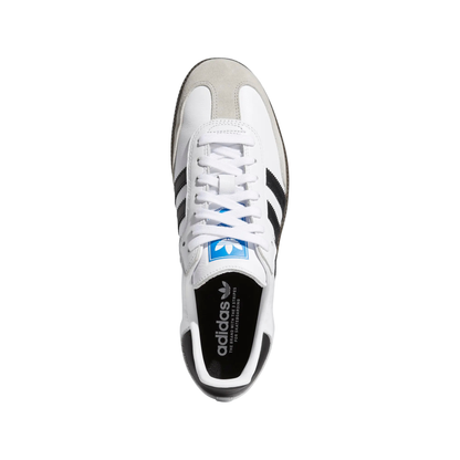 Adidas Skateboarding Samba ADV Skate Shoe - White/Black/Gum