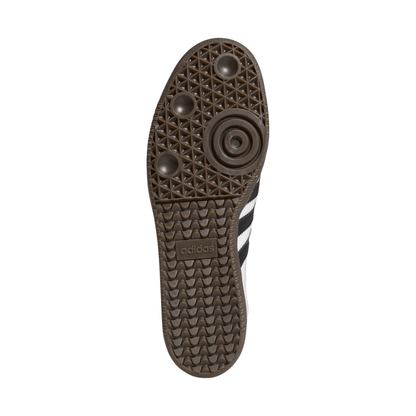 Adidas Skateboarding Samba ADV Skate Shoe - White/Black/Gum