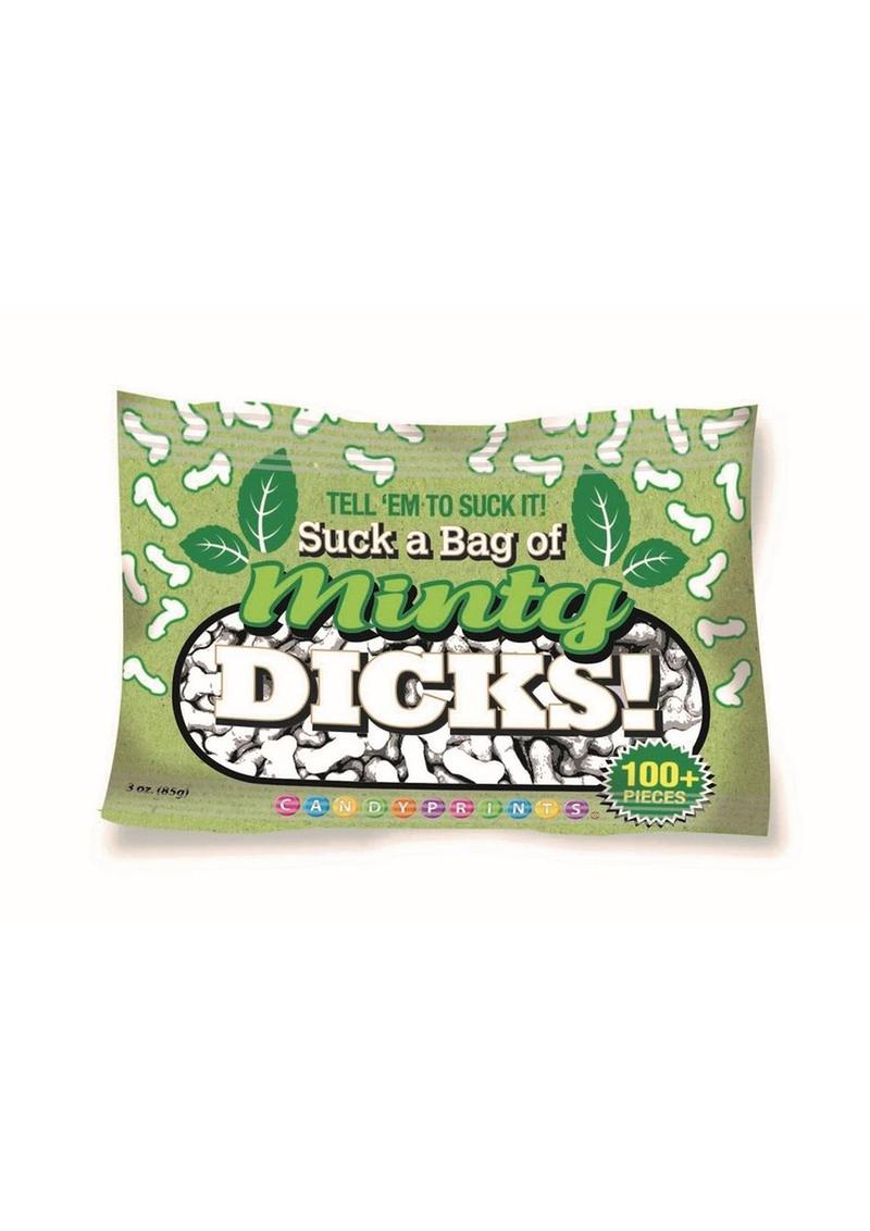 Suck a Bag of Minty Dicks 3oz Over 100 Pieces of Fun Candy