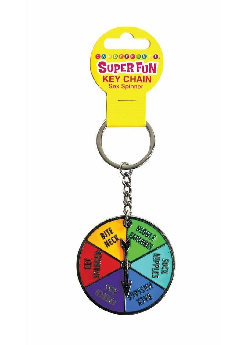 Super Fun Key Chain Sex Spinner Multicolor Portable Fun Game