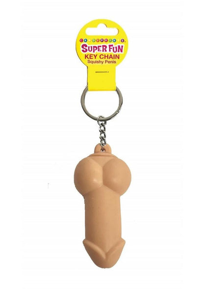 Super Fun Key Chain Squishy Penis Naughty Stress Relief And Gag Gift