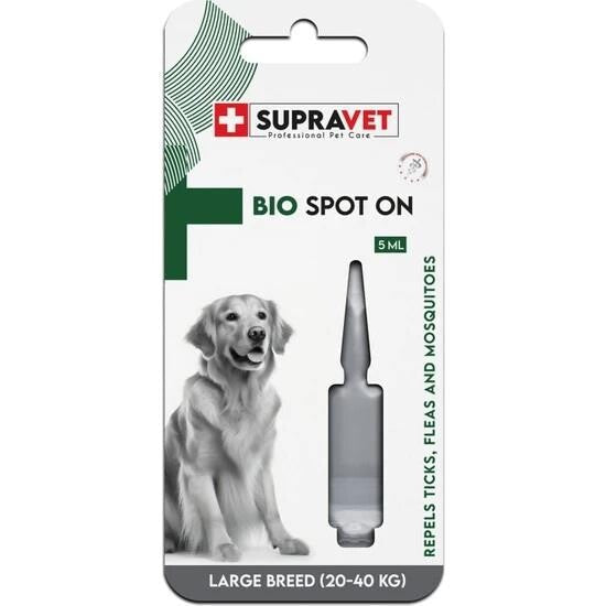 Supravet Large Breed Dog Skin &amp; Coat Oil 10-Pack 5ml