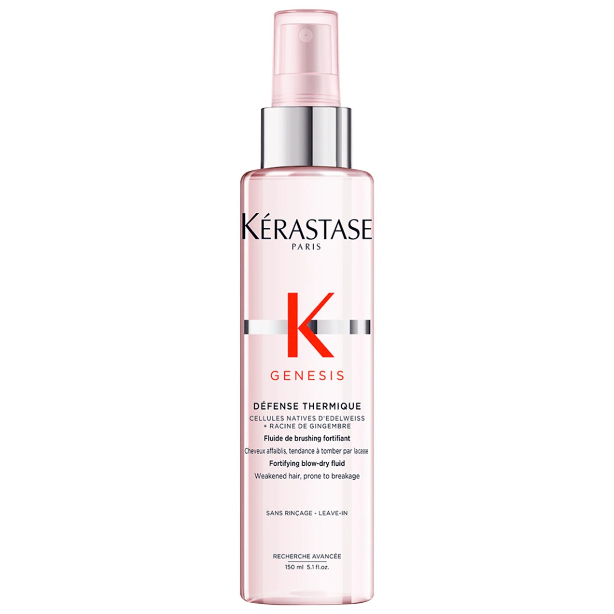 Kerastase Genesis Heat Protectant Leave-In Treatment: Frizz Control, Breakage &amp; Split End Prevention - Strengthens Weakened Hair